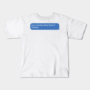 sorry mentally dating simon basset Kids T-Shirt